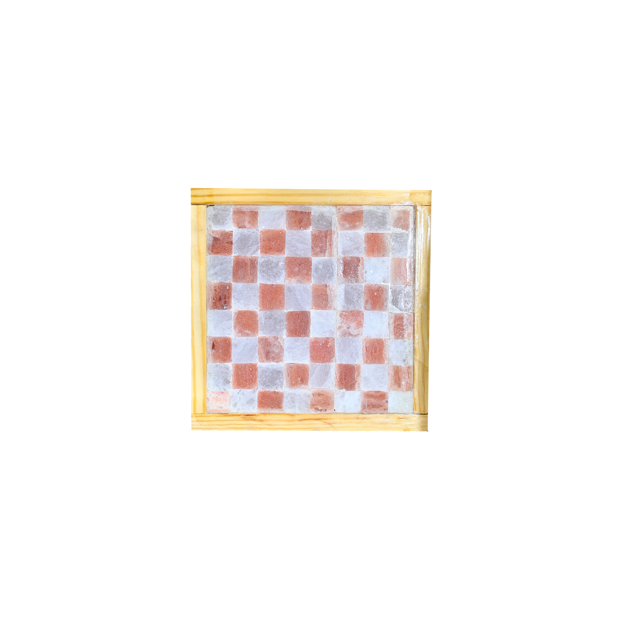 Himalayan Salt Handcrafted Chess Board Lamp - Image 2