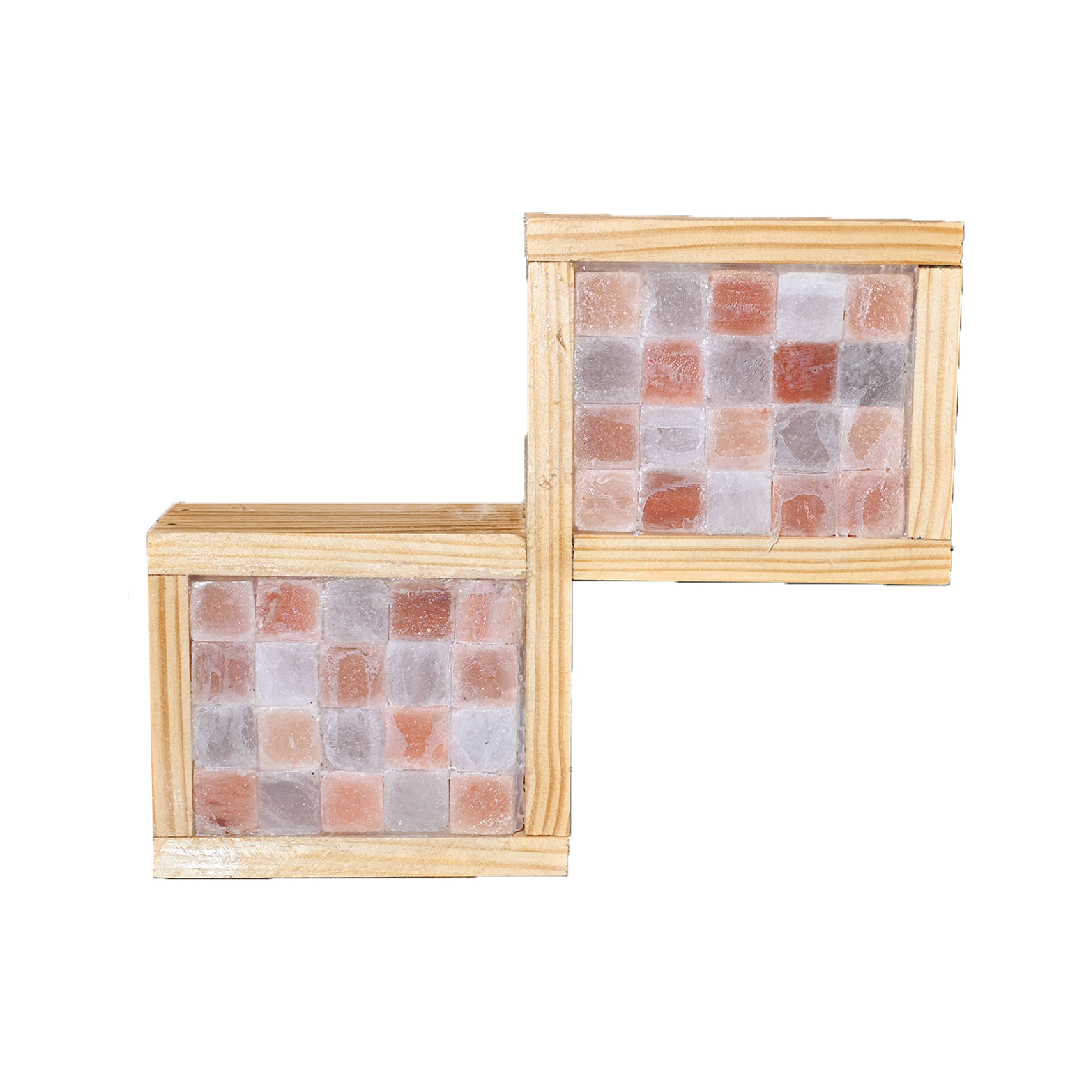 Himalayan Salt Handcrafted Double Chess Board - Image 2