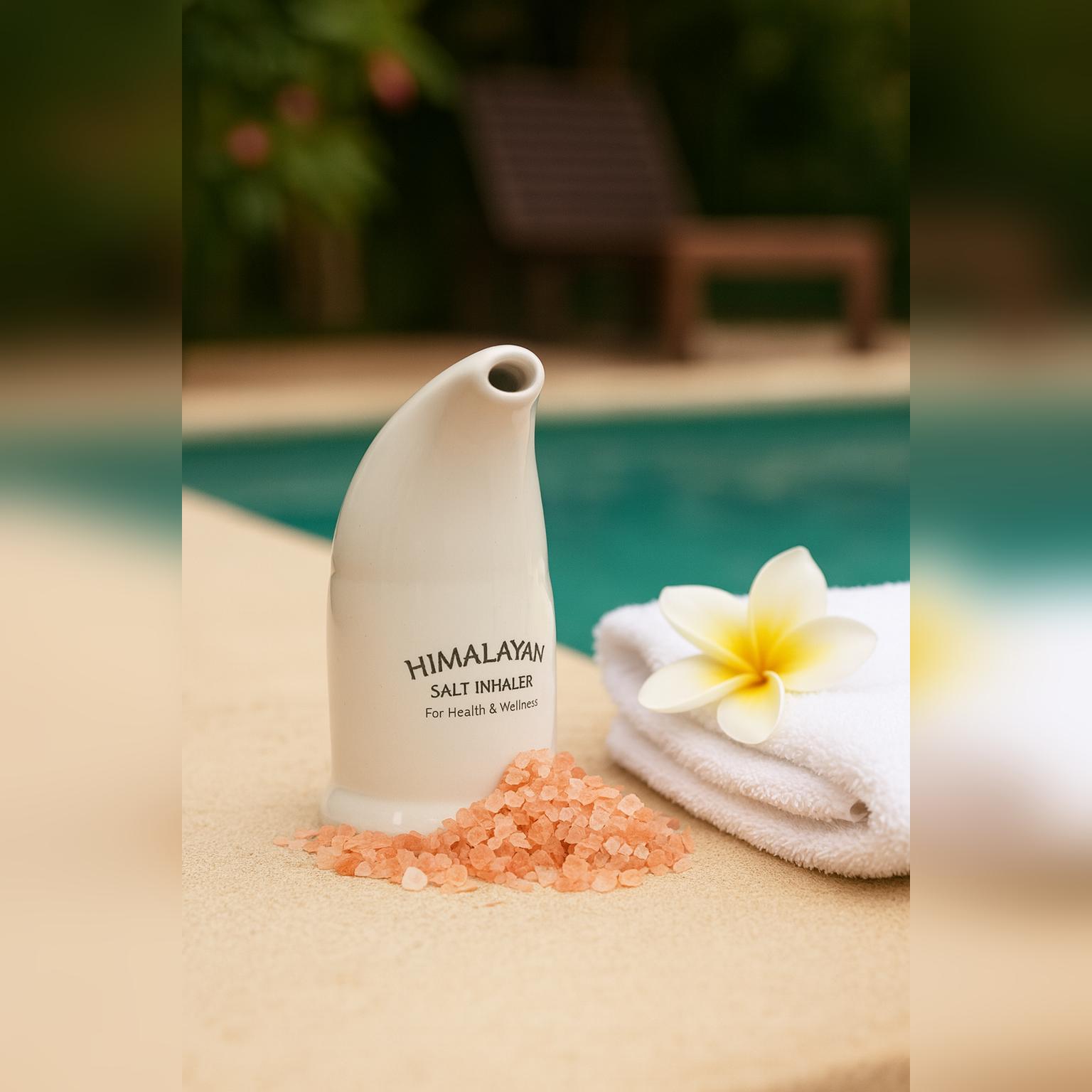 Himalayan Pure Breath Salt Inhaler - White Color